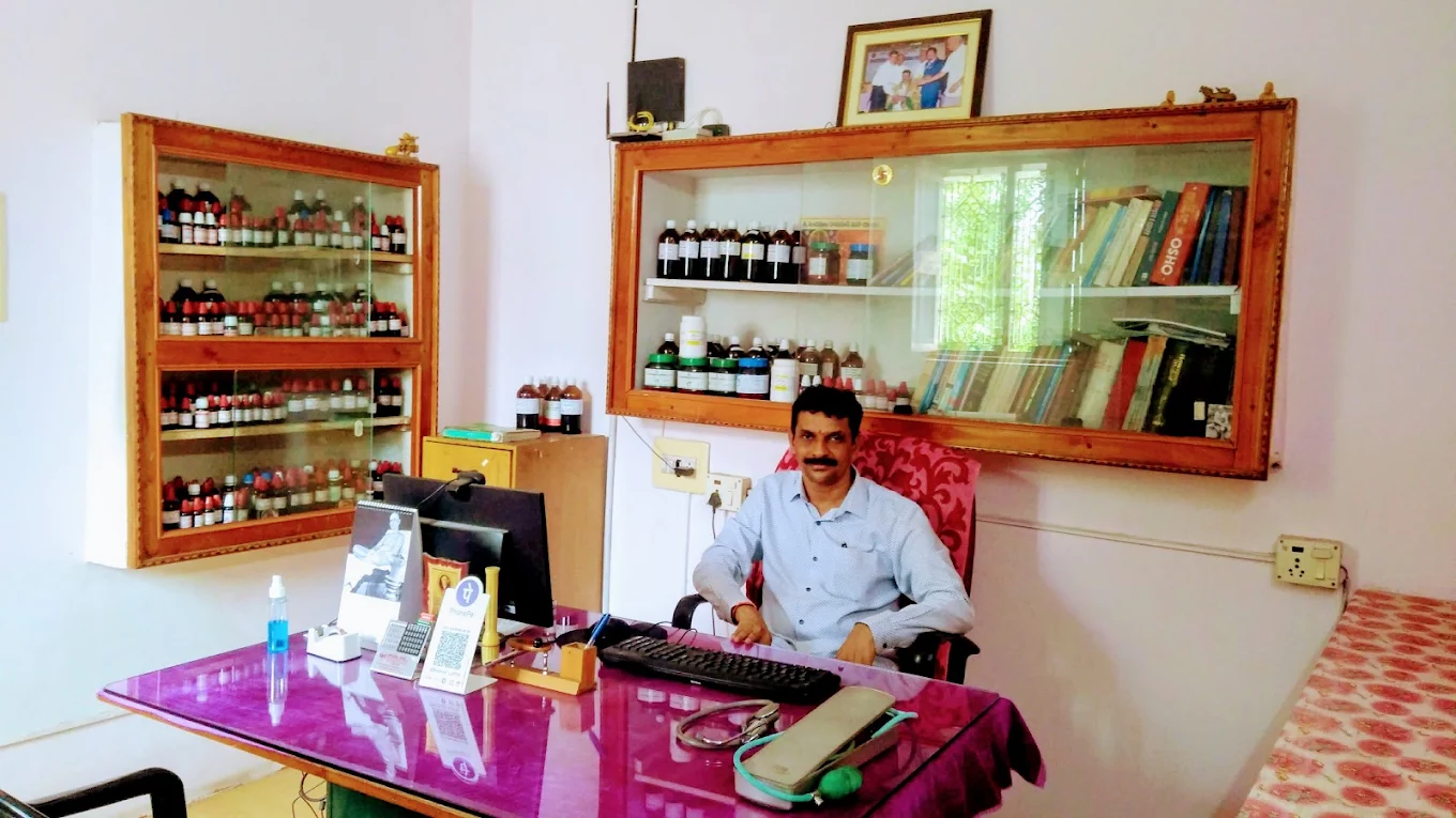 Dr. Srinivas Kurapati at Dr. Kurapati Homoeo Clinic, Eluru
